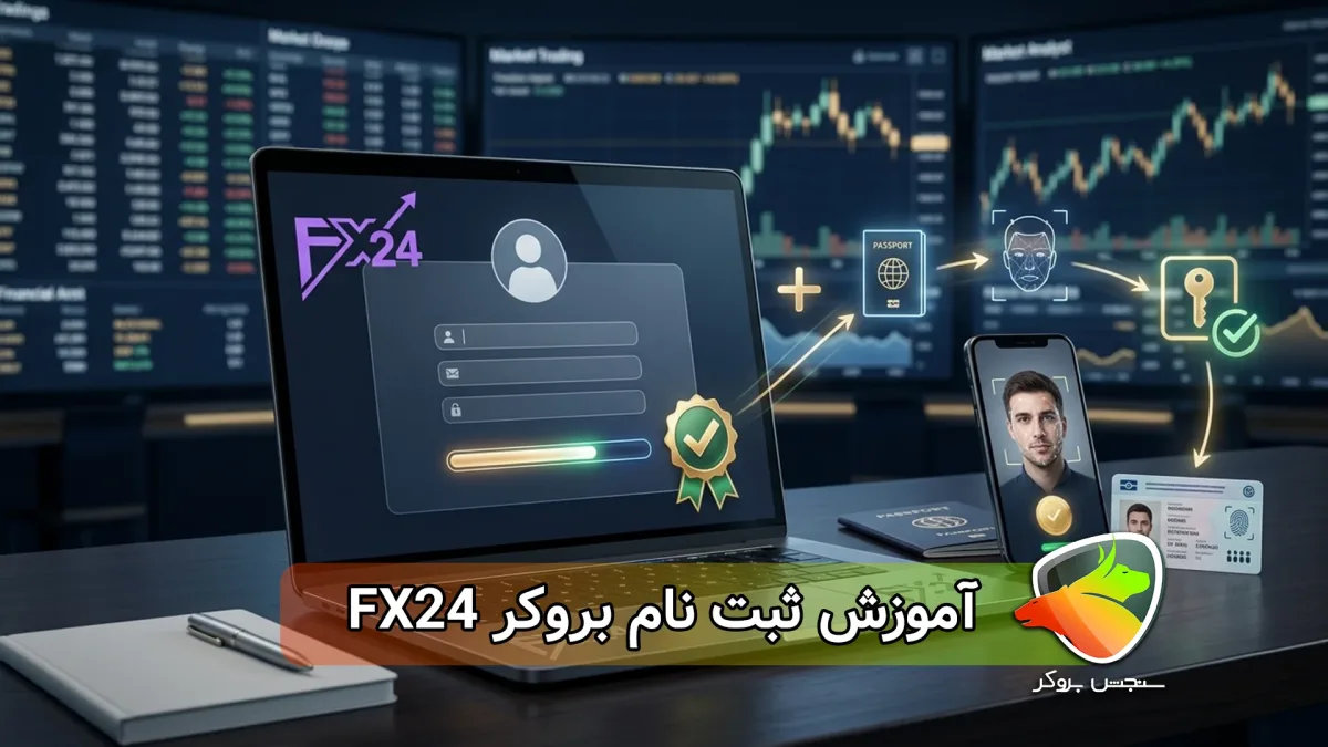 ثبت نام در بروکر fx24 برای ایرانیان | راهنمای تصویری ثبت نام در اف ایکس ۲۴