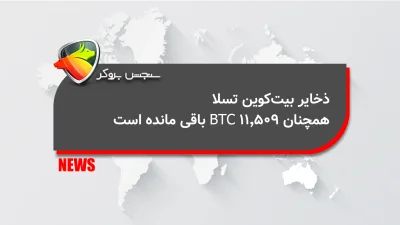 ذخایر بیتکوین تسلا همچنان ۱۱٬۵۰۹ BTC باقی مانده است