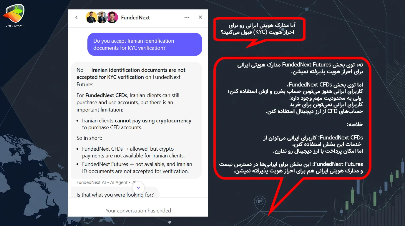 آیا با IP ایران میتوان از پراپ خارجی استفاده کرد؟