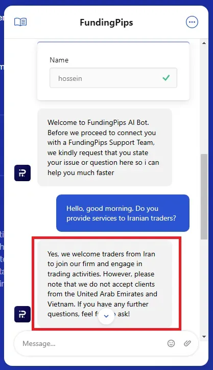 قوانین فاندینگ پیپس