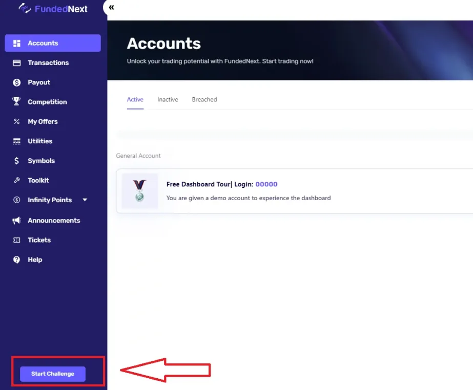 چالش پراپ فاندد نکست مرحله 1