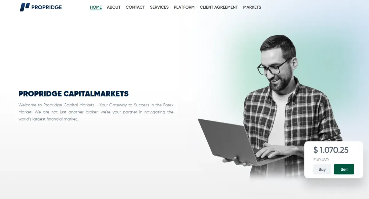 سرور اختصاصی propridge capital markets limited