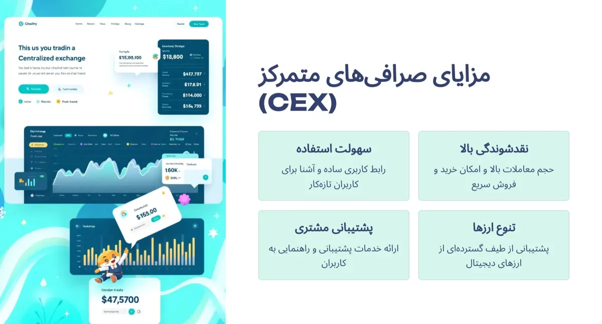 مزایای صرافی متمرکز