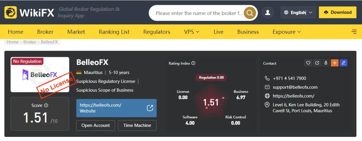 نظرات راجب belleofx broker در سایت ویکی