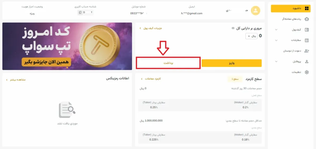 برداشت رمزینکس