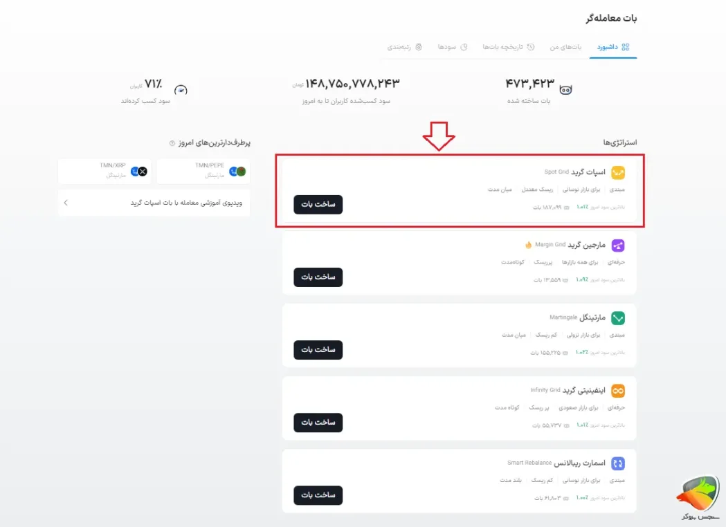 ربات والکس اسپات گرید والکس