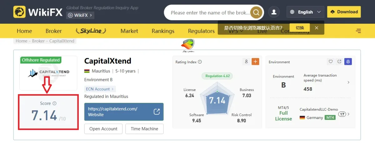 بروکر capitalxtend در سایت ویکی