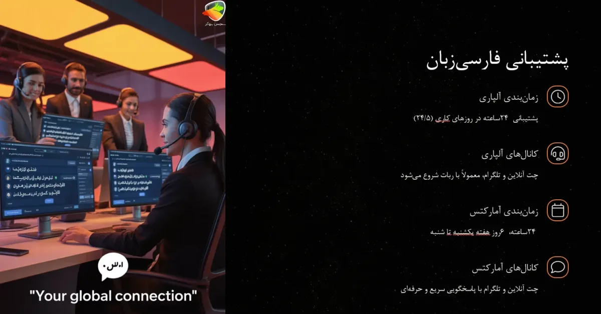 پشتیبانی فارسیزبان آمارکتس یا آلپاری