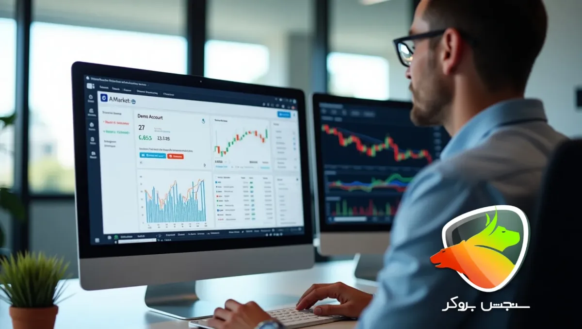 آموزش حساب دمو آمارکتس