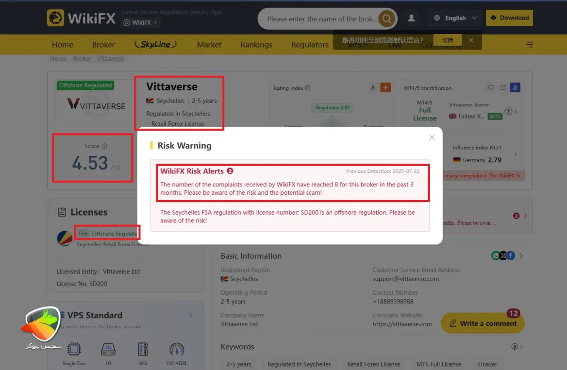 آیا بروکر ویتاورس معتبر است و بررسی نظرات در WikiFX