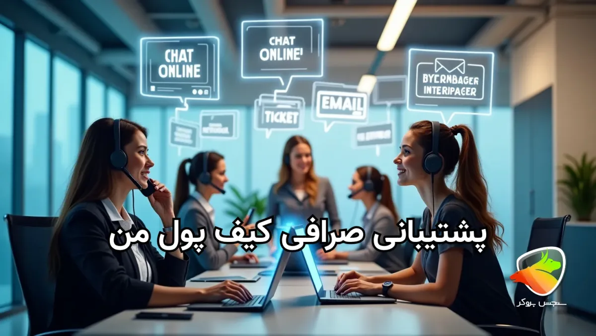 پشتیبانی آنلاین کیف پول من