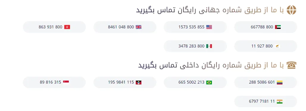 پشتیبانی و خدمات مشتریان بروکر gtcfx