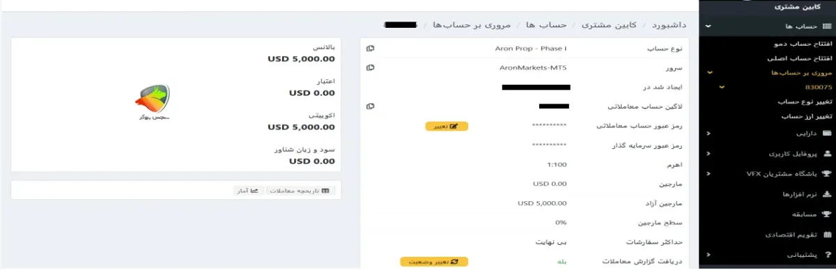 فعالسازی پراپ فرم آرون گروپس