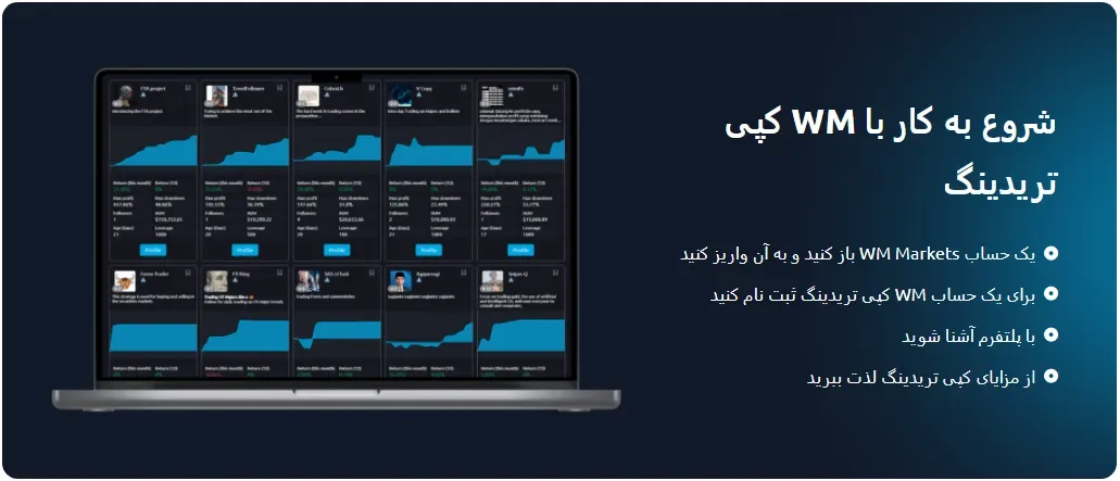 کپی ترید بروکر wm market