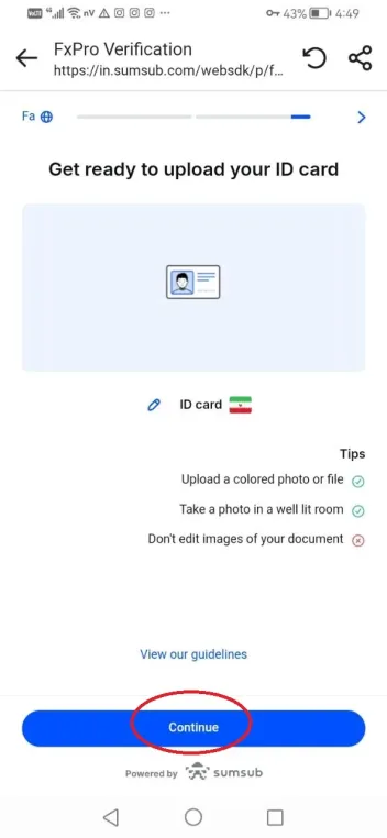 انجام مراحل ثبت نام در fxpro