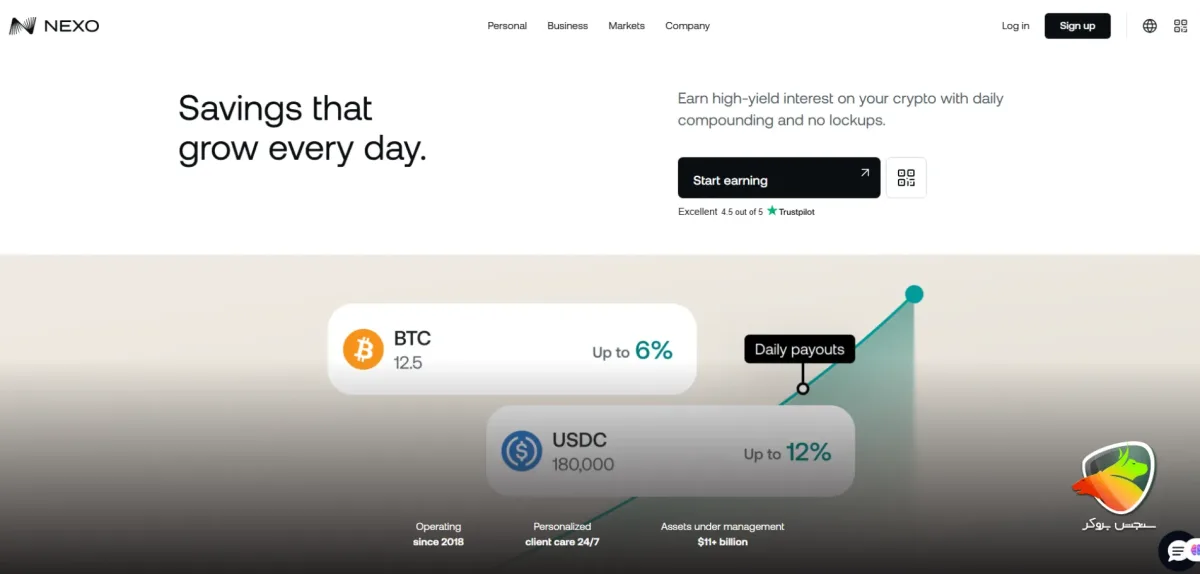 Nexo Flex Earn از استخرهای متمرکز