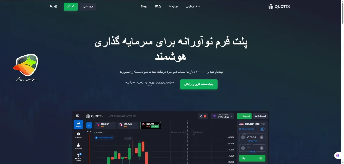 بهترین بروکر باینری آپشن برای ایرانیان