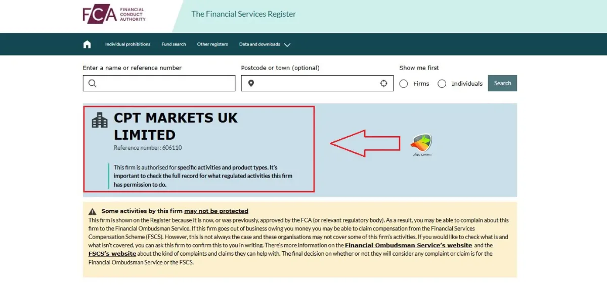 بررسی رگولاتوری FCA برای CPT Markets UK