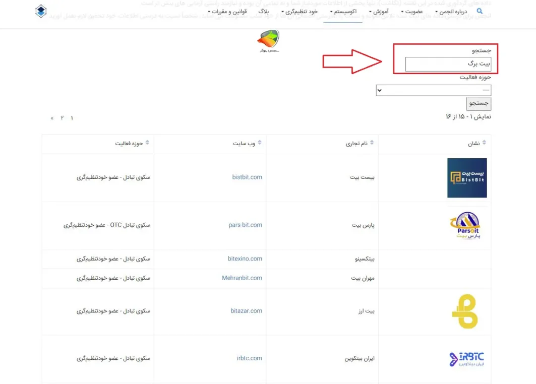 بیت برگ صرافی