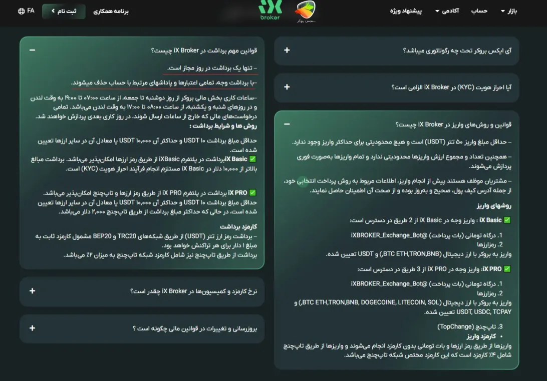 Ix broker کلاهبرداری