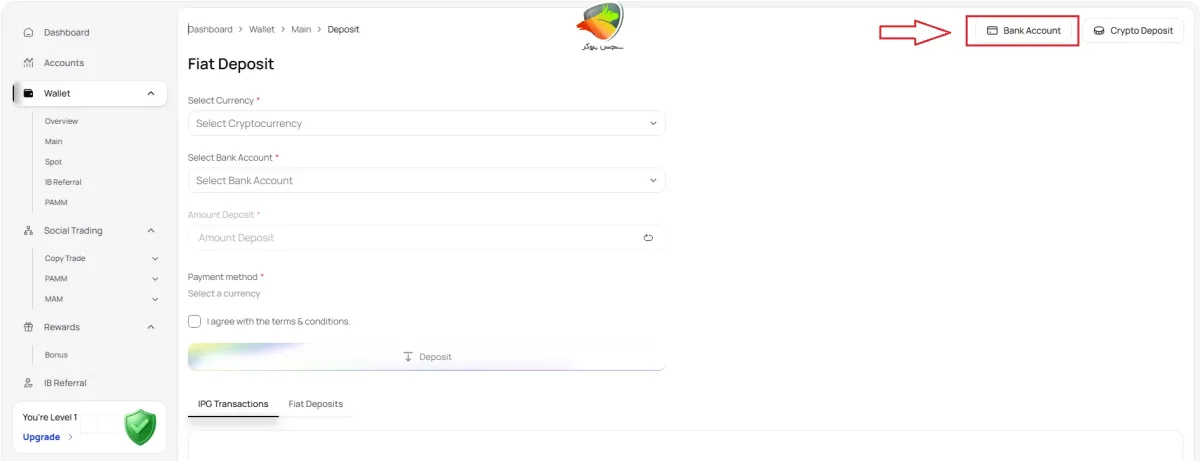 آموزش واریز ریالی مستقیم در یونیکورن فارکس بروکر