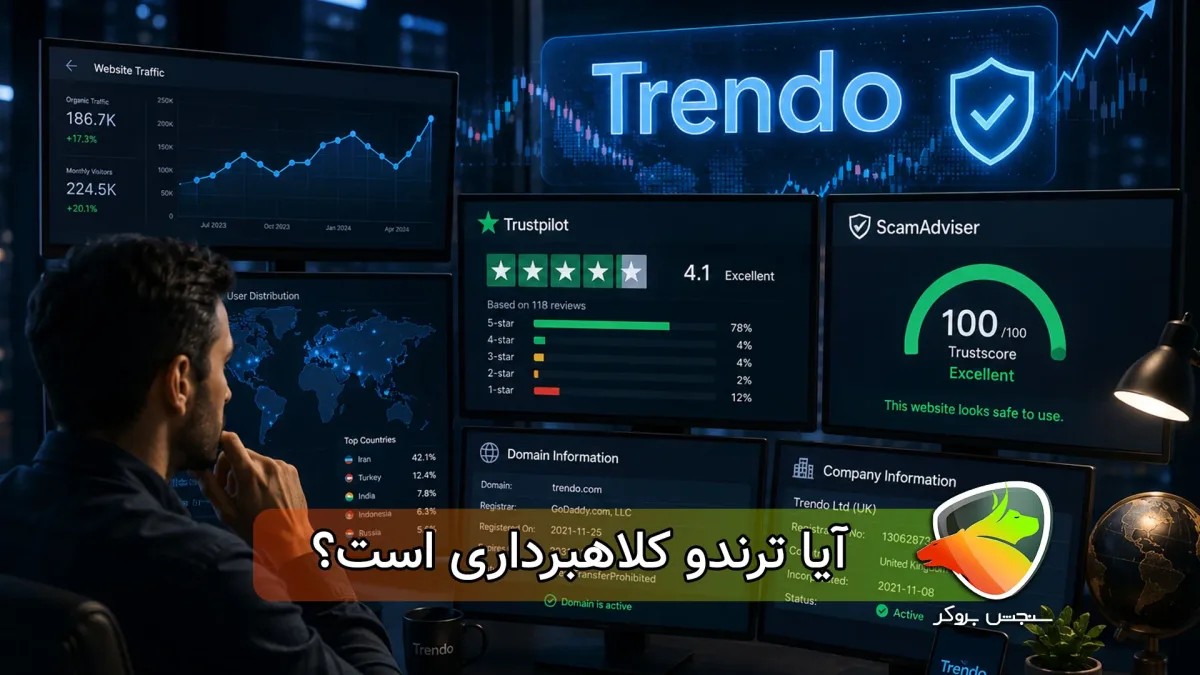 آیا بروکر ترندو معتبر است؟بررسی اعتبار ترندو و شایعه کلاهبرداری آن