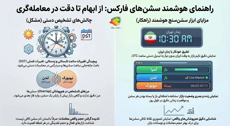 سشن های فارکس امروز
