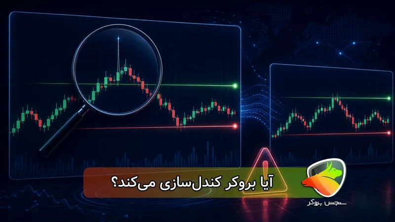 آیا بروکر کندلسازی میکند؟ روش تشخیص دستکاری قیمت و اسپایک مشکوک