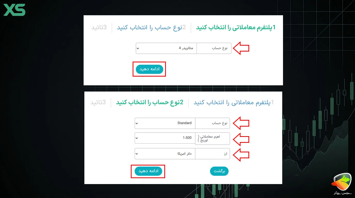 دانلود متاتریدر بروکر ایکس اس (XS)